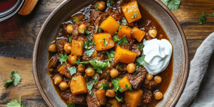 Spiced Lamb With Roasted Butternut Squash