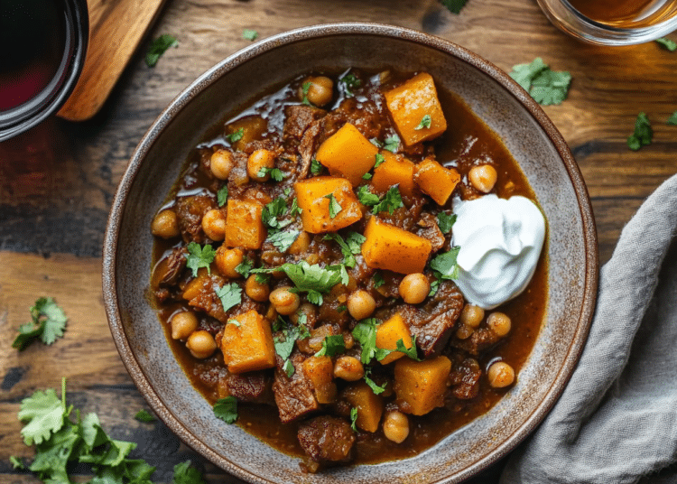 Spiced Lamb With Roasted Butternut Squash