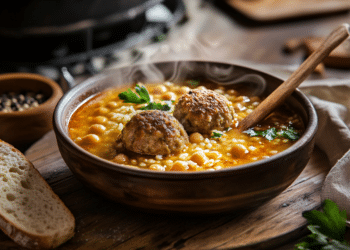 Persian Soup With Gondi