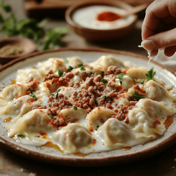 Manti Turkish Homemade Lamb Dumplings
