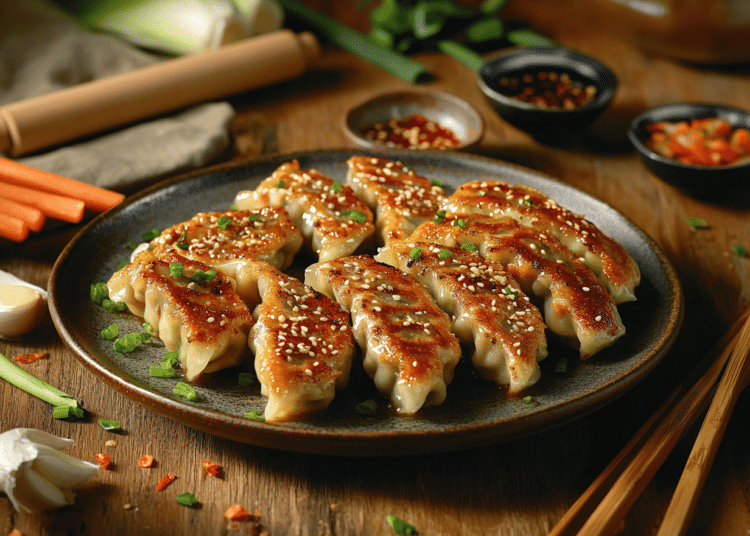 Succulent Pork Potstickers With Ginger And Sesame