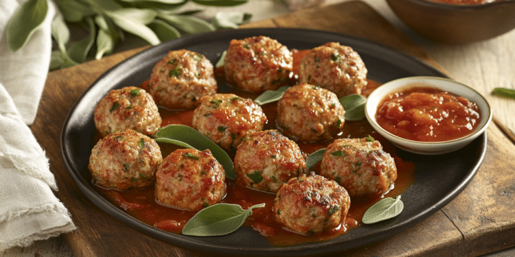 Special Baked Turkey Meatballs