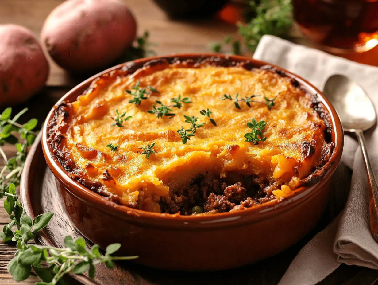97 Britsh Inspired Mince Recipes 97 Sweet Potato Beef Shepherd'S Pie
