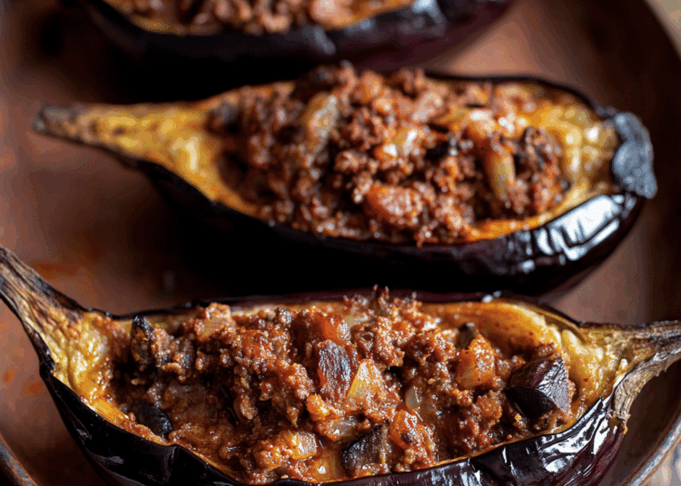 Stuffed Aubergine