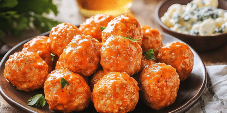 Buffalo Chicken Meatballs