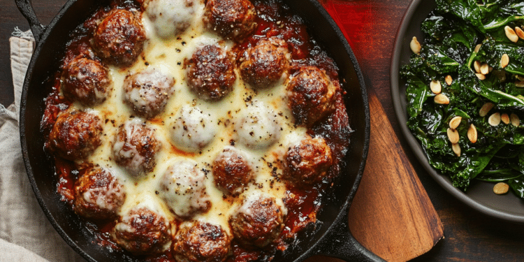 Delicious Meatball And Balsamic Beetroot Bake
