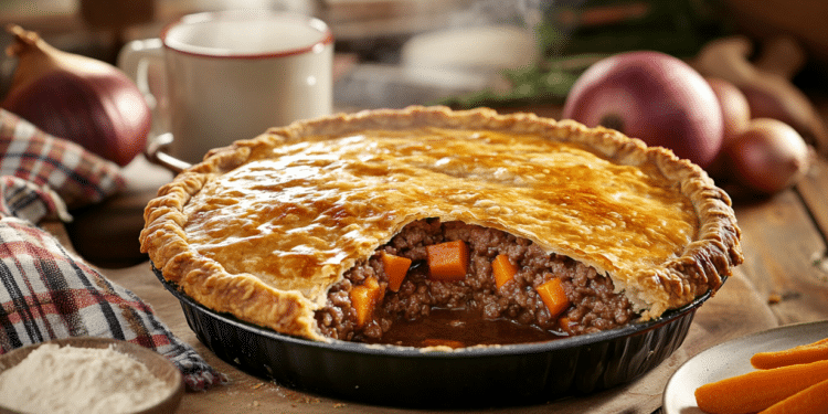 Meat And Sweet Potato Pie