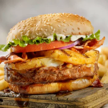 Hawaiian Bbq Bacon Burger