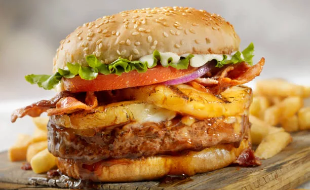 Hawaiian Bbq Bacon Burger