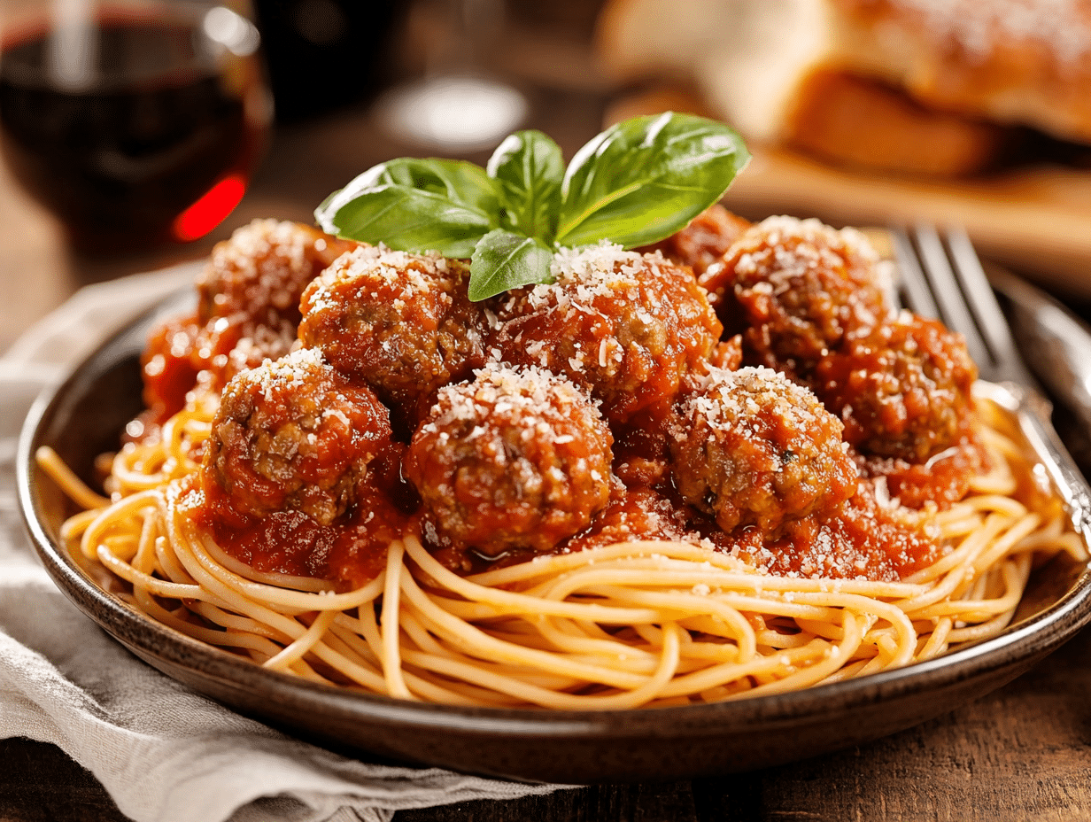 Good Old Spaghetti And Meatballs
