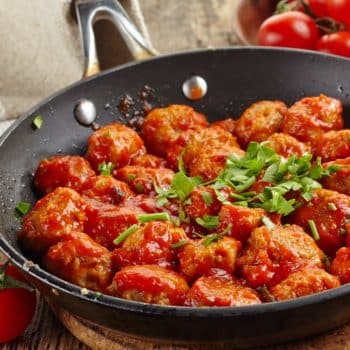 Ground Chicken Buffalo Sauce Meatballs