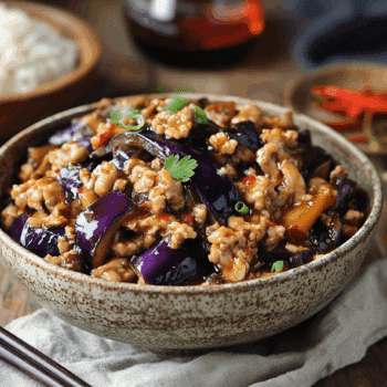 Spicy Eggplant With Pork Mince 2 Spicy Eggplant With Pork Mince