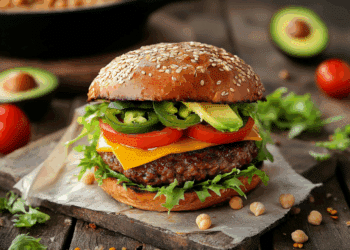 Juicy Beef And Chickpea Burgers