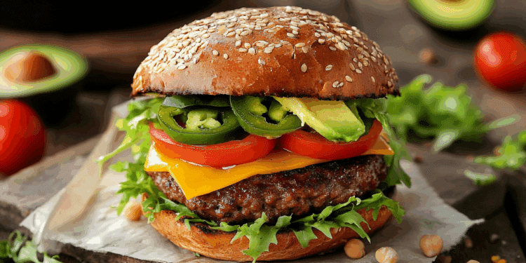 Juicy Beef And Chickpea Burgers