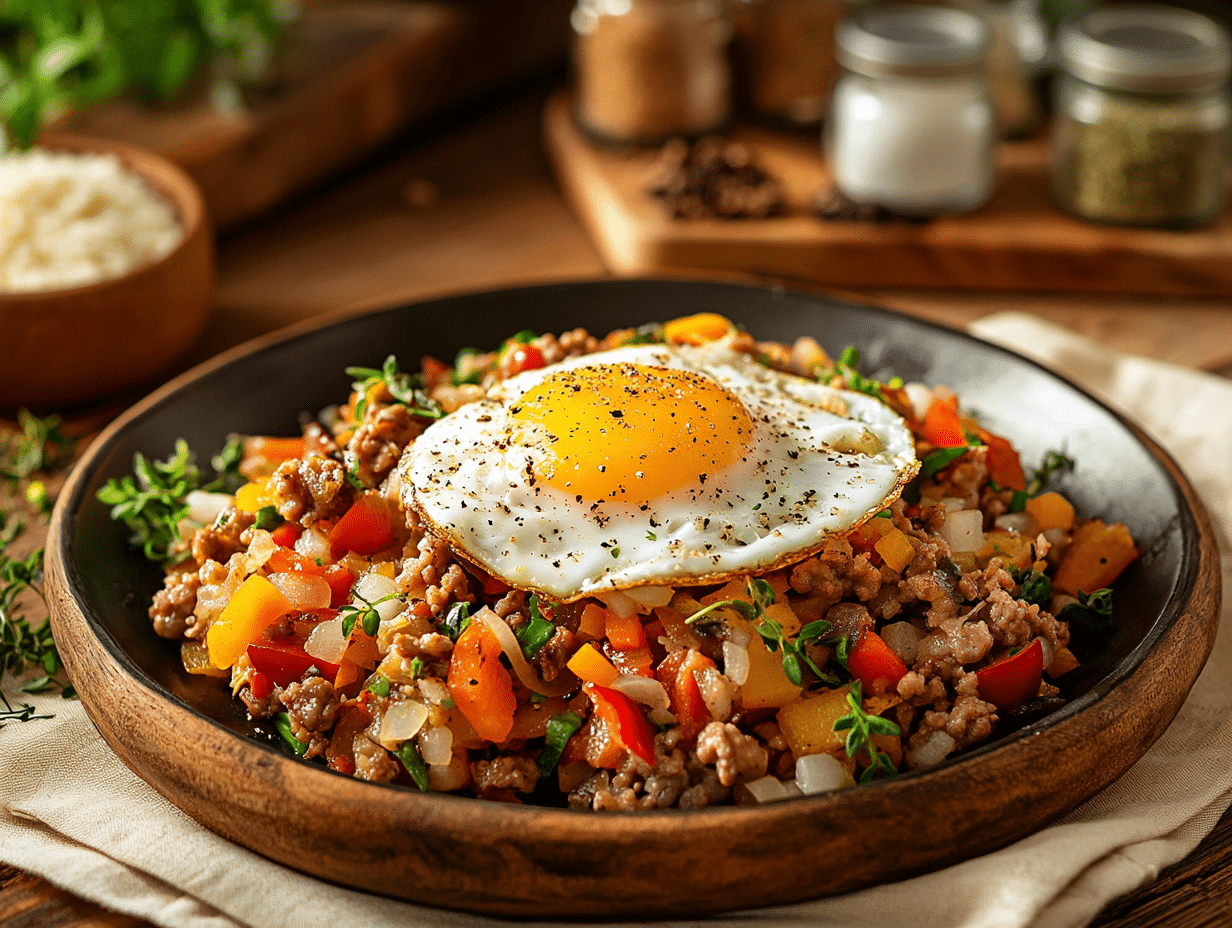 Easy and Delicious Ground Turkey Hash