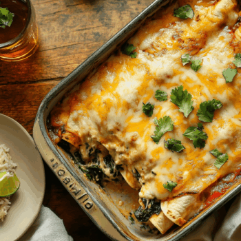 Ground Turkey Spinach Enchiladas 2 Ground Turkey Spinach Enchiladas