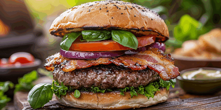 Bacon And Herb Burger
