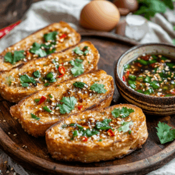 Savory Minced Pork Toast