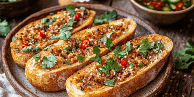 Savory Minced Pork Toast