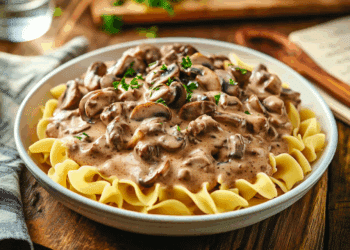 Ground Beef Stroganoff