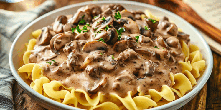 Ground Beef Stroganoff