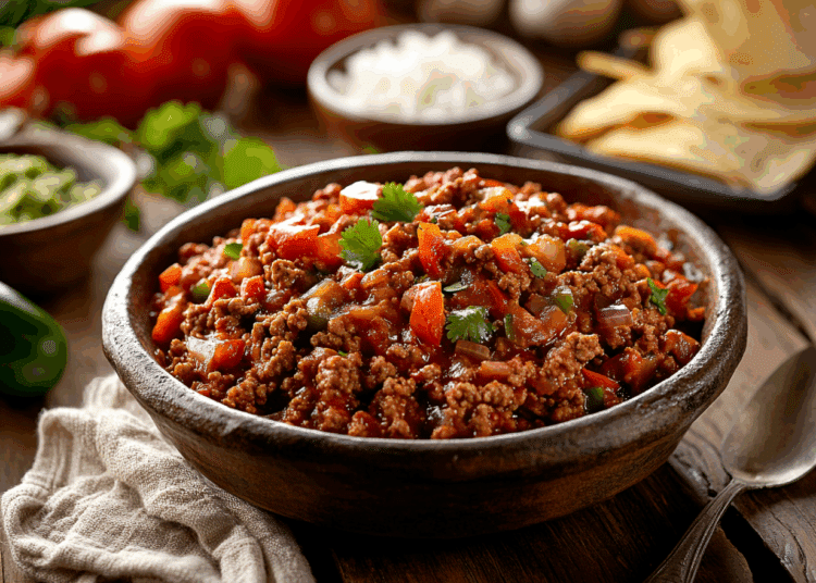 Ground Pork With Diced Tomatoes