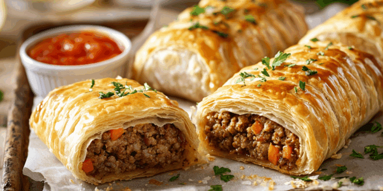 Gourmet Beef And Pork Sausage Rolls