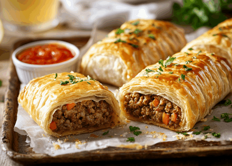 Gourmet Beef And Pork Sausage Rolls