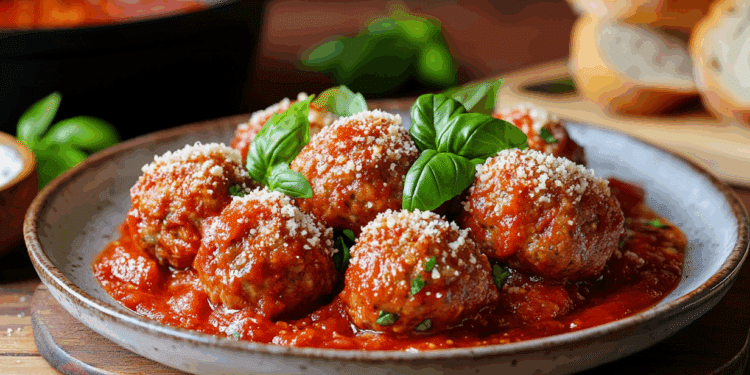 Meatballs In Marinara Sauce
