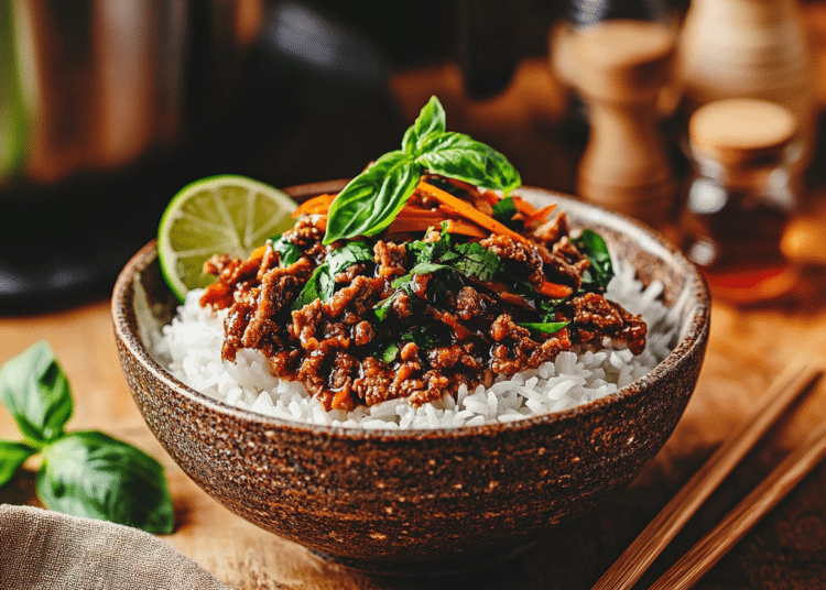 Savoury Thai Beef With Basil 1 Savoury Thai Beef With Basil