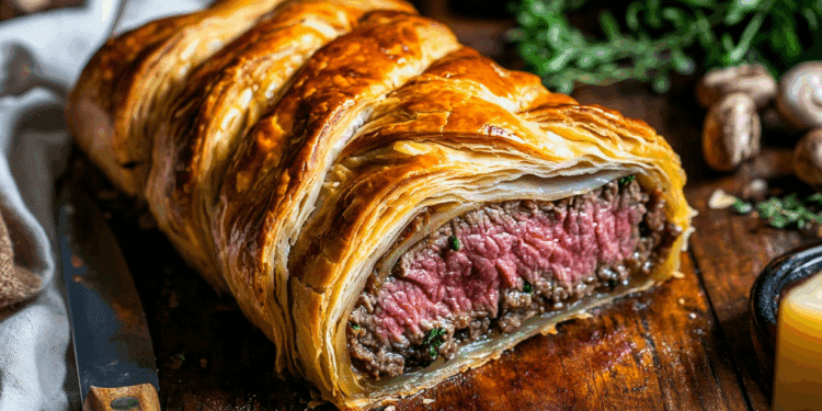 Beef Wellington Using Minced Beef Steak