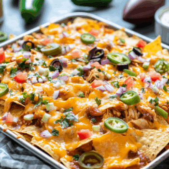Loaded Bbq Chicken Nachos