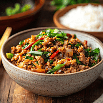 Hearty Ground Pork Stir Fry With Pickled Mustard Greens 2 Hearty Ground Pork Stir Fry With Pickled Mustard Greens