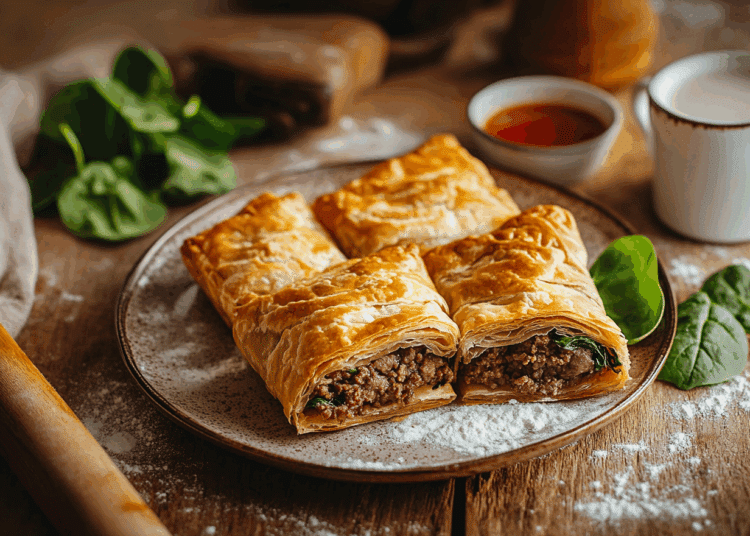 Filling Beef Puff Pastry Crumble