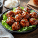 Asian-Inspired Sweet And Sour Gochujang Turkey Meatballs