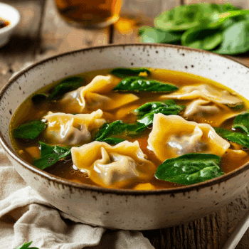 Filling Potsticker Soup