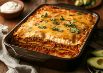 Creamy Taco Lasagna
