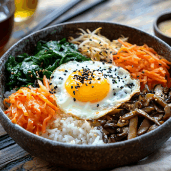 Healthy Korean Bibimbap