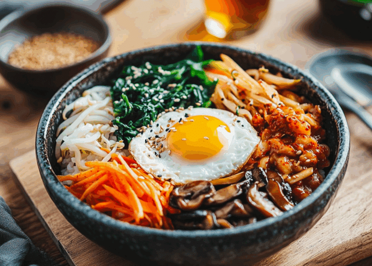 Healthy Korean Bibimbap