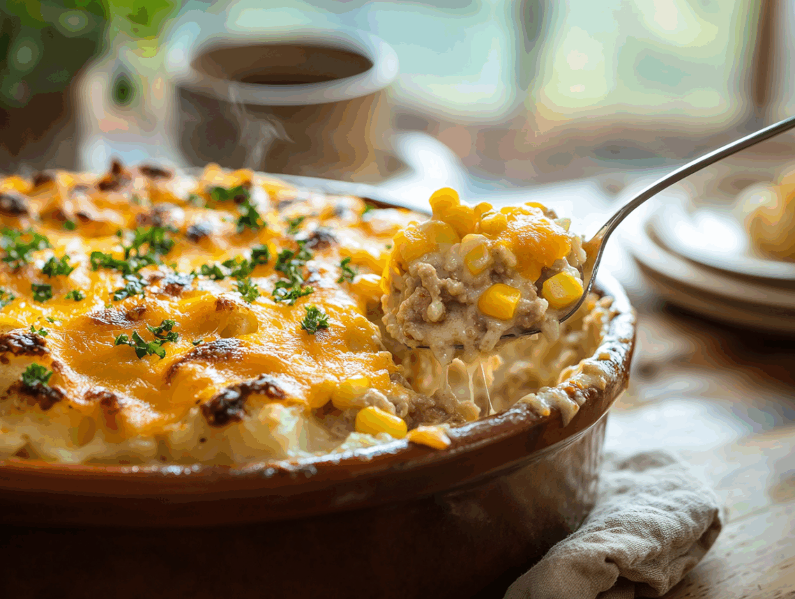 Yummy Crockpot Turkey And Potato Bake
