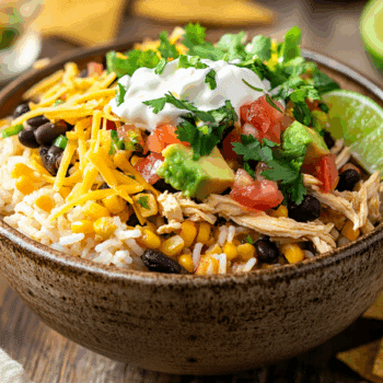 Tasty Chicken Burrito Bowl