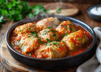 Savoury Croatian Stuffed Cabbage