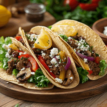 Yummy Greek Fajitas With Lemon Greek Soyo 2 Yummy Greek Fajitas With Lemon Greek Soyo