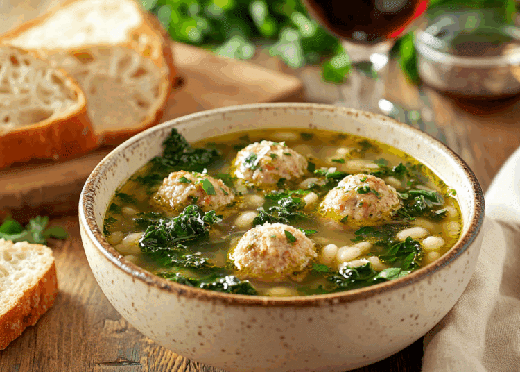 Filling Italian Wedding Soup