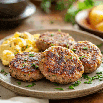 Hearty Fennel Turkey Sausage Patties