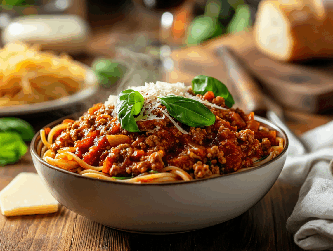 Satisfying Turkey Meat Sauce (Bolognese Style)