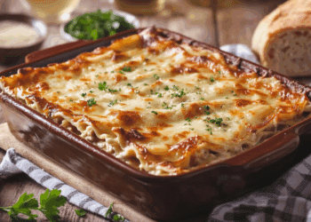 Amazing Chicken Alfredo Lasagna