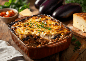 Creamy Greek Pork Moussaka