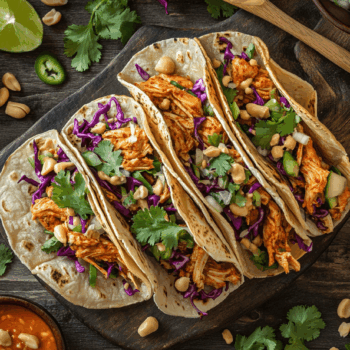 Flavourful Gochujang Chicken Tacos With Spicy Mayo