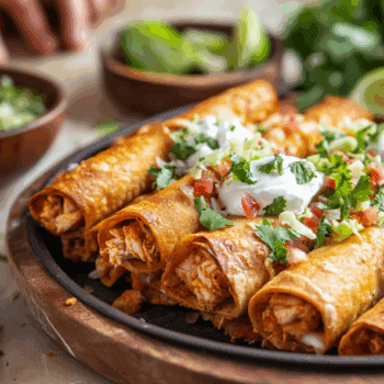 Crunchy Chicken Taquitos 2 Crunchy Chicken Taquitos